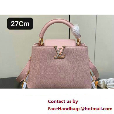 Louis Vuitton Taurillon leather Capucines BB Bag M23280 Pink 2024