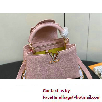 Louis Vuitton Taurillon leather Capucines BB Bag M23280 Pink 2024