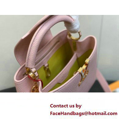 Louis Vuitton Taurillon leather Capucines BB Bag M23280 Pink 2024