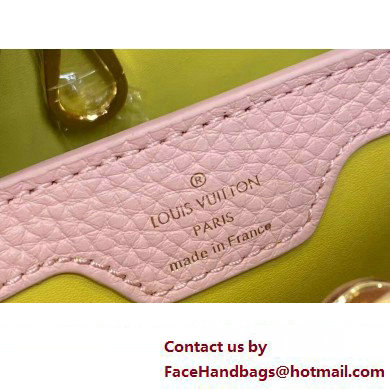 Louis Vuitton Taurillon leather Capucines BB Bag M23280 Pink 2024