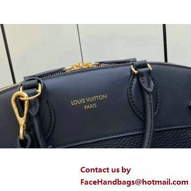 Louis Vuitton Taurillon leather Lock It MM Bag M22914 Black 2023