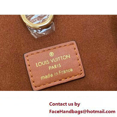 Louis Vuitton Taurillon leather Lock It MM Bag M22925 Gold 2023