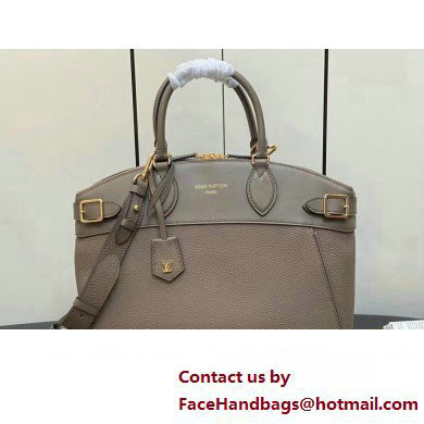 Louis Vuitton Taurillon leather Lock It MM Bag M22927 Earth 2023 - Click Image to Close