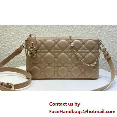 Miss Dior Midi Mini Bag in Cannage Lambskin Beige