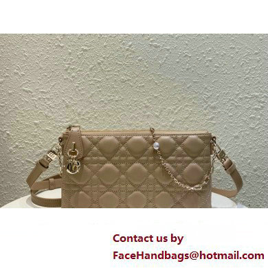 Miss Dior Midi Mini Bag in Cannage Lambskin Beige