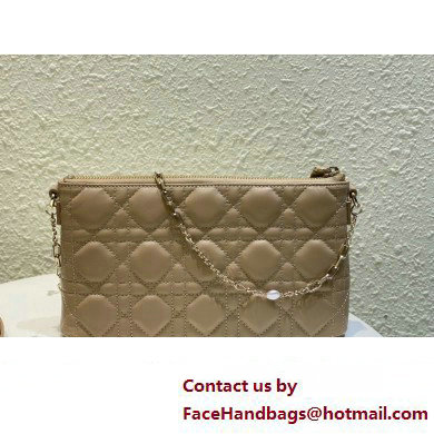 Miss Dior Midi Mini Bag in Cannage Lambskin Beige