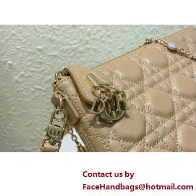 Miss Dior Midi Mini Bag in Cannage Lambskin Beige