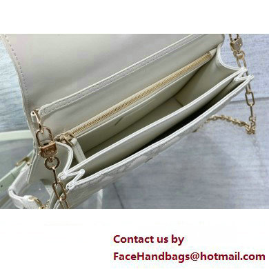 Miss Dior Top Handle Bag in white Cannage Lambskin 2023