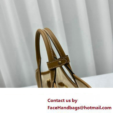 Miu Miu IVY Corduroy Small Tote bag 5BA284 Brown