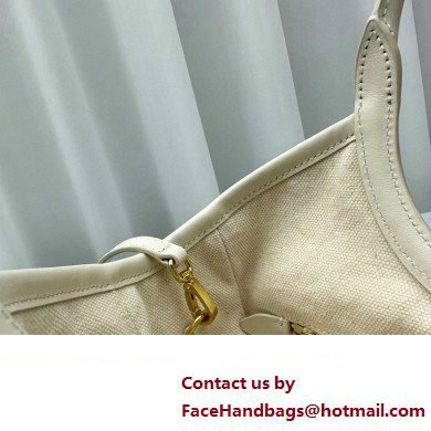 Miu Miu IVY Corduroy Small Tote bag 5BA284 White