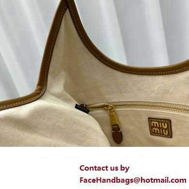 Miu Miu IVY Corduroy bag 5BG231 Brown