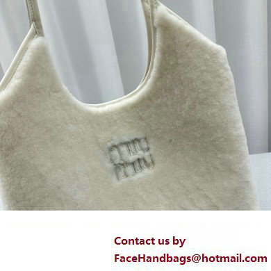 Miu Miu IVY Fur bag 5BG231 White