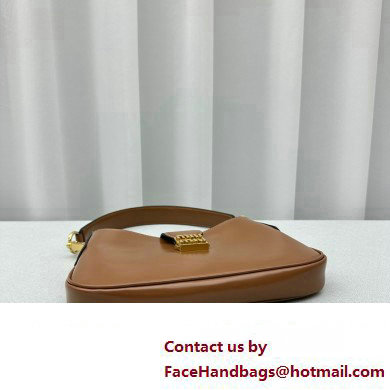 Miu Miu Leather Hobo bag 5BC151 Brown 2023