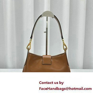 Miu Miu Leather Hobo bag 5BC151 Brown 2023