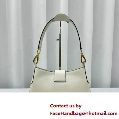 Miu Miu Leather Hobo bag 5BC151 White 2023