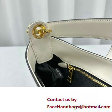 Miu Miu Leather Hobo bag 5BC151 White 2023