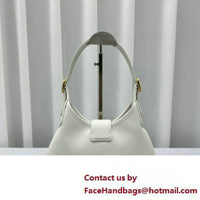 Miu Miu Madras Leather Hobo bag 5BC157 White 2023