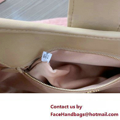 Miu Miu Matelasse nappa leather Hobo bag 5BC157 Nude