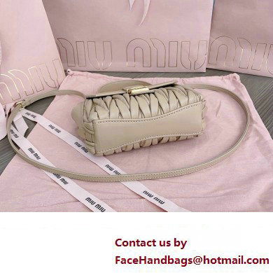 Miu Miu Matelasse nappa leather Mini Bag 5BP083 Nude