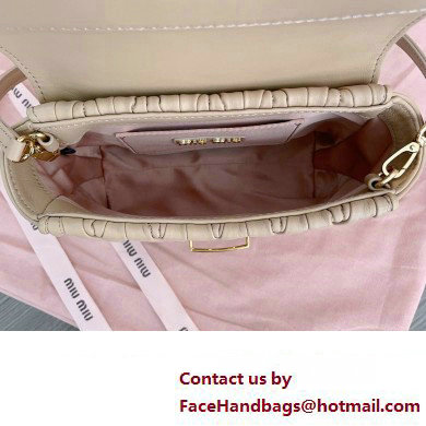 Miu Miu Matelasse nappa leather Mini Bag 5BP083 Nude