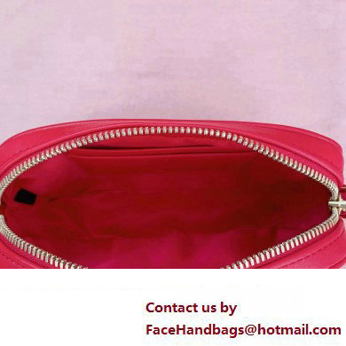 Miu Miu Matelasse nappa leather Pouch bag 5NE846 Red