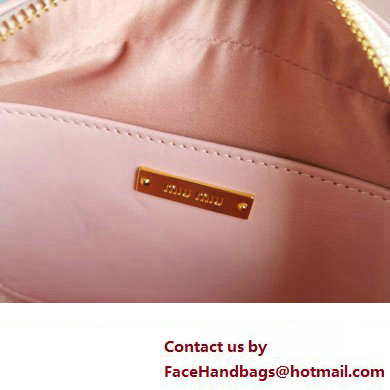 Miu Miu Matelasse nappa leather Shoulder bag 5BH118B Pink