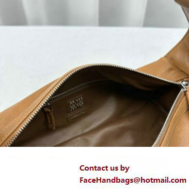 Miu Miu leather Pocket Shoulder bag 5631 Brown 2024