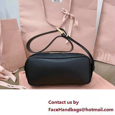 Miu Miu leather shoulder bag 5BC158 Black