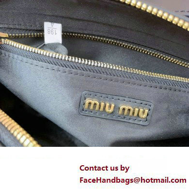 Miu Miu leather shoulder bag 5BC158 Black