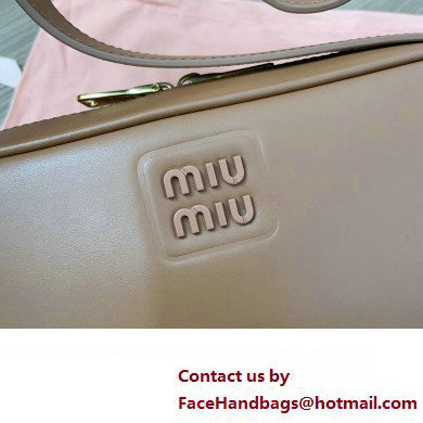 Miu Miu leather shoulder bag 5BC158 Brown