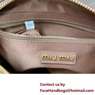 Miu Miu leather shoulder bag 5BC158 Brown