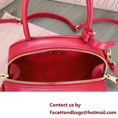 Miu Miu leather top-handle bag 5BB157 Red