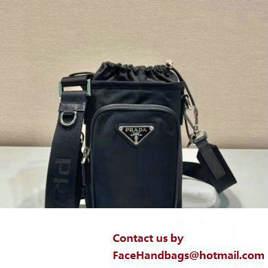 PRADA BLACK Re-Nylon smartphone case 2ZH155 2023 - Click Image to Close