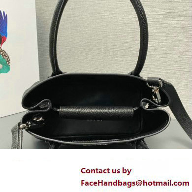 Prada Double leather mini bag 1BG443 Black 2024