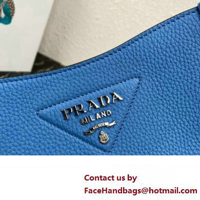 Prada Leather mini shoulder Bag 1BH191 Blue 2023