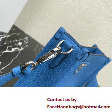 Prada Leather mini shoulder Bag 1BH191 Blue 2023