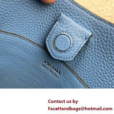 Prada Leather mini shoulder Bag 1BH191 Blue 2023