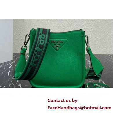 Prada Leather mini shoulder Bag 1BH191 Green 2023 - Click Image to Close