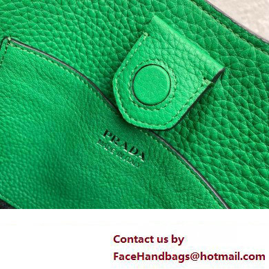 Prada Leather mini shoulder Bag 1BH191 Green 2023