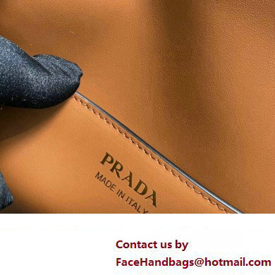 Prada Leather shoulder bag 1BD339 Brown 2023