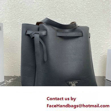 Prada Leather tote Bag 1BG339 Black 2023