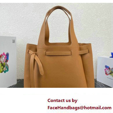 Prada Leather tote Bag 1BG339 Brown 2023