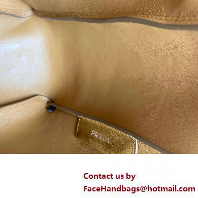 Prada Leather tote Bag 1BG339 Brown 2023