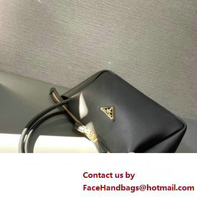 Prada Medium leather handbag 1BA444 Black 2024