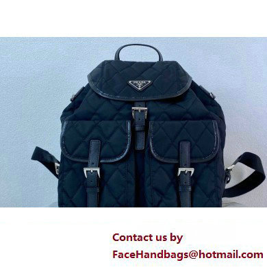 Prada Nylon and leather backpack Bag BZ2811 Black 2023 - Click Image to Close