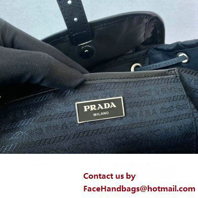 Prada Nylon and leather backpack Bag BZ2811 Black 2023