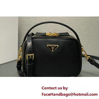 Prada Odette leather mini-bag 1BH203 Black 2023