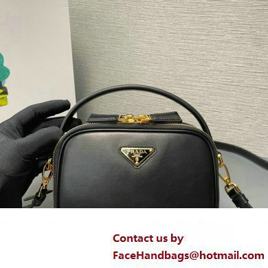 Prada Odette leather mini-bag 1BH203 Black 2023