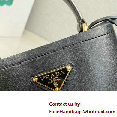 Prada Panier leather mini-bag 1BA373 Black 2023