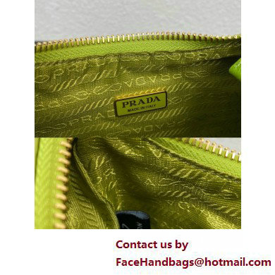 Prada Re-Edition 1995 Chaine Re-Nylon Mini Hobo Bag 1BC204 Light Green 2024